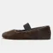 Loafers Faux Fur Ballet Flats Winter Warm Comfortable Women Cute Fluffy Coffee Mary Jane Shoes 251217_vogvips.com