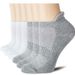 Cotton socks sports men's and women's running socks solid color casual short tube four seasons boat socks_vogvips.com