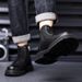 European Warm Series Men's Martin Autumn Winter British Style New Soft Sole High Top Work Ankle Boots With Fleece Lining_vogvips.com