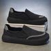 Men's Slip-On Casual Shoes Breathable Lightweight Comfortable Loafers For Daily Wear With Mesh Upper And EVA Insole_vogvips.com