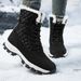 Snow Boots For Women's Outdoor Travel, Thick High Top And Plush Thick Cotton Shoes, Women's Boots_vogvips.com