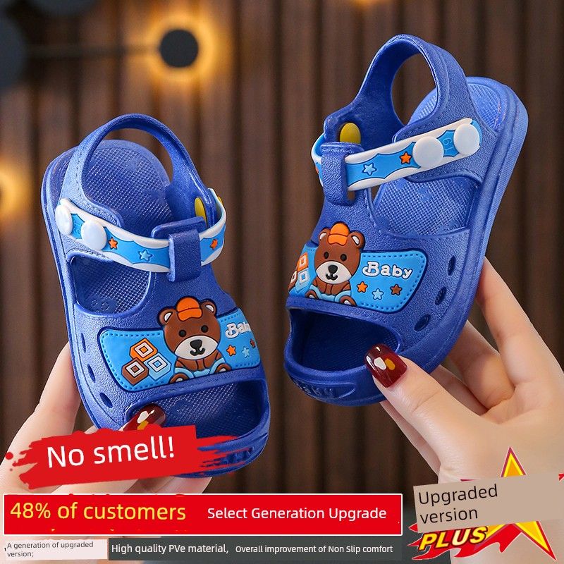Children's Cartoon Soft-Soled Non-Slip Beach Sandals_vogvips.com