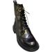 European Station Winter Martin Round Toe Carved Leather Flat Short Front Lace-up Low Heel British Style Fleece Lined_vogvips.com