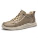 Men's Shoes Breathable Rubber Non-slip Sole Shoes Men's Mid-top Cowhide Shoes Casual Board Shoes_vogvips.com