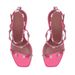 Cross-border Manufacturer Wholesale Triangle Heel Square-toed Fashion Sandals With Plum Blossom Buckle, Open-toe Elegant_vogvips.com