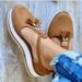 2025 Summer New Front Women's Shoes Tassel Thick Bottom Large Cross Sandals_vogvips.com