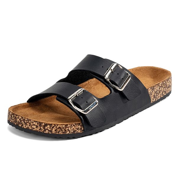 Classic Unisex Slippers Comfortable Summer Cork Shoes For Men Outdoor Sandals Plus Size 36-46_vogvips.com