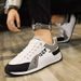 Men's Fashionable Versatile Comfortable Casual Color Block Trendy Shoes Spring Autumn Middle Aged Young Adults Student Sneakers 2026_vogvips.com