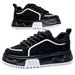 Newan Men's Shoes, New Spring Autumn Models, Rhinestone Thick-Soled Height-Increasing Sneakers, Unique Design,_vogvips.com