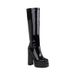 Spicy Girl Punk Style Long For Women 2021 Autumn Winter New Thick Sole Super Heel Over-the-Knee Riding Gothic High Boots_vogvips.com