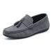 Men’s Shoes New Style Trendy Men's Shoes Slip On Casual Leather Shoes Tassel Soft Sole Driving Shoes Men_vogvips.com