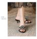 High Heel Sandals For Women 2024 New Thin Heel Light Luxury One Line With Round Head Flower Diamond High Heel Slippers_vogvips.com