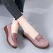 Women's 2024 New Model Flat Versatile Non-Slip Soft Sole Maternity Loafers Shallow Slip-On Shoes For Women And Mothers_vogvips.com