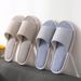 Slippers For Women And Men, Indoor Non-Slip Home Use, All-Season Floor Cotton Linen Soft Sole Spring Summer Linen Slippers_vogvips.com