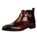Large Size British Style Youth Versatile Men Side Zipper Ankle Boots_vogvips.com