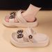 Wholesale Women's Summer Outdoor Slippers New Beach Thick Sole Cushioned Non-Slip Two-Way Fashion Flat Sandals_vogvips.com