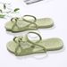 Non-slip Foldable Travel Slippers Comfortable Lightweight Bathroom Slippers Flat Heels Soft Bottom Summer Flip-flops_vogvips.com