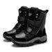 Unisex New Winter Warm Snow Boots Cross-Border Fleece-Lined Women's High-Top Versatile Outdoor Hiking Cotton Shoes_vogvips.com