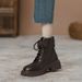 Soft Martin 2025 New British Style Petite Thick Sole Height Increasing Short Autumn Winter Single Boots For Women_vogvips.com
