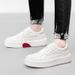 heightened Thickened Sole Leather Surface Inverted Triangle Low-top Men's Shoes Dark Wind Board Shoes High Street Sports Break_vogvips.com