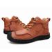 European Warm Series Men's High-top Martin Sports Outdoor Hiking Leather Large Size Boots Thickened Warm_vogvips.com