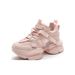 Platform Height Increasing Dance 2025 Spring New Dad Ins Trend Leather Soft Sole Sports Casual Shoes For Women_vogvips.com