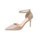 Qianluhui Soft Matte Mirror Patent Leather Hollow Strap High Heel Sandals For Executive Secretaries And Office Workers_vogvips.com