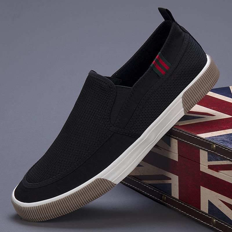 Fashion Quality Men Slip-on Shoes 2024 New Men's Casual Shoes Outdoor Sports Breathable Anti-odor Soft Male Loafers_vogvips.com