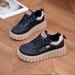 Soft Soled Sports Shoes Women New All Match Sneakers With Thick Soles And Height Enhancing Fashionable And Casual Shoes_vogvips.com