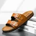 Fashion Classic Unisex Slippers Comfortable Summer Cork Shoes For Men Outdoor Sandals Microfiber Plus Size 36-46_vogvips.com