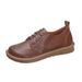 Versatile Round Toe Soft Sole Single Shoe For Women, Autumn 2025 New Flat Bottomed Anti Slip Middle-aged And Elderly_vogvips.com