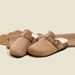 Women's Furry 2025 New Autumn And Winter Slip-on Plush Warm Lazy Closed-toe Mules Cotton Shoes_vogvips.com