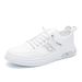 Spring Breathable White Korean Version Versatile One Foot Sports And Casual Soft Soled Trendy Men's Shoes 2025 New Model_vogvips.com