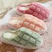 Women's Winter 2025 New Indoor Home Non-Slip Warm Furry Couple Cotton Slippers Maternity Shoes_vogvips.com