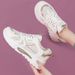 Women's Sneakers 2026 New Spring Casual Thin Breathable Mesh Black Foreign Trade Lightweight Dad Shoes_vogvips.com