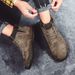 High-top Velvet Warm Martin Boots Men's Large-size Casual Leather Shoes Handmade Men's Shoes_vogvips.com