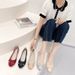 New 2026 Egg Roll Soft Sole Loafers Casual Flat Bowknot Women's Cross-Border Trade Large Size Shoes_vogvips.com