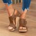 YUDX Roman Open Platform Women Summer Retro Peep Toe Thick Bottom Wedge Shoes Casual High Heel Sandals Plus_vogvips.com