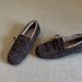 A Pair Of Fleece Bean Shoes, Women's Frosted Tassels, Lace-up Round-toed Flat Loafers_vogvips.com