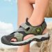 Summer Large-Dock Layered Cowhide Casual Shoes Breathable, Non-Slip, Quick-Dry Outdoor Beach Sandals For Men_vogvips.com