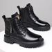 European Warm Series Trendy Brand Cowhide Martin Boots For Men, High-top British Style Mid-top Leather Shoes, Men's Boots, Winter Thick-soled_vogvips.com