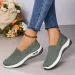 Shoes; Women's Plus Size Breathable Casual Solid Color Shoes; Mom Shoes_vogvips.com