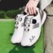 New Golf Men's Summer Fashion Rotating Laces Lightweight Casual Sports Shoes No Spikes_vogvips.com