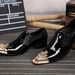 Autumn And Winter Business Dress Bright British Casual Warm Lace Up Men's Genuine Leather Cowhide Wedding Shoes_vogvips.com