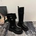 Black Two-Way Long For Petite Women Thick-Soled Martin 2025 New Winter Thin Fleece Over-the-Knee Riding Boots_vogvips.com