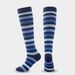 New breathable compression socks Athleisure pressure calf socks matching striped leg socks_vogvips.com