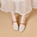 Video Number: Foreign Trade Bestseller 2025 Summer New Korean Style Low-heel Hollow Sandals, Color-blocked Shallow_vogvips.com