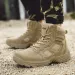 2024 New Tactical Mens Desert Combat Boots Work Safty Shoes Leather Boots Waterproof Ankle Boot Men's Hunting Shoes Size 47_vogvips.com