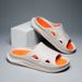 New 2025 Fashion Men Slides Male Summer Shoes Thick Sole Comfortable Outdoor Men Solid Slippers Non-slip Massage EVA Shoes 30055_vogvips.com