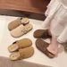 2025 New Women's Autumn Winter British Thick Sole Shoes Casual Half Internet Celebrity Versatile Deer Antler_vogvips.com